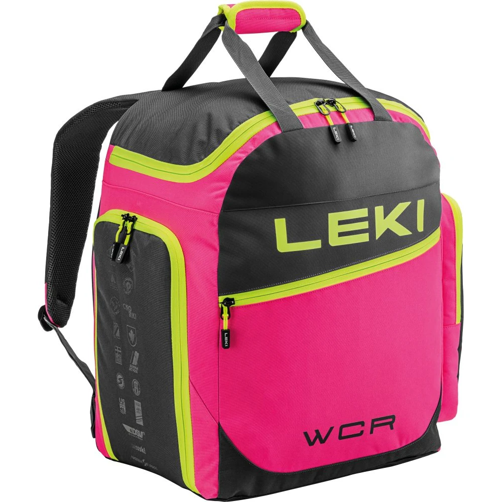 85472da4-borsa-per-scarponi-da-sci-leki-skiboot-bag-wcr-60l-nero-rosa-neonpink-black-neonyellow Leki Skiboot Bag WCR 60L - immagine 1